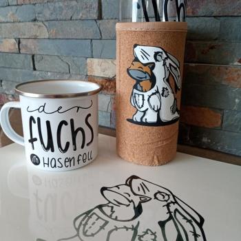 Plotterdatei 'Fuchs im Hasenfell'